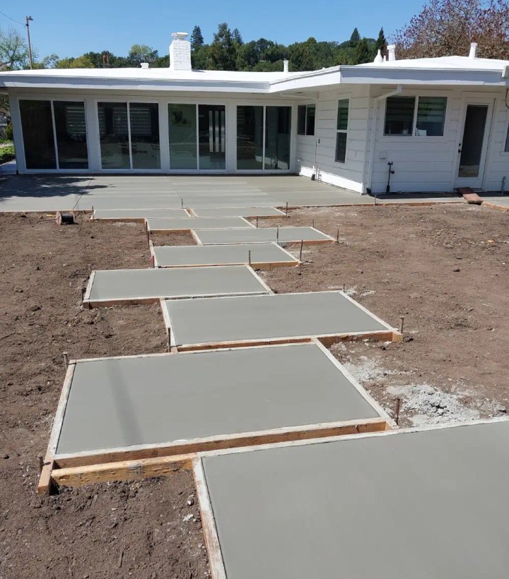 Concrete Walkways project in Santa Rosa by Felix Landscape and Concrete